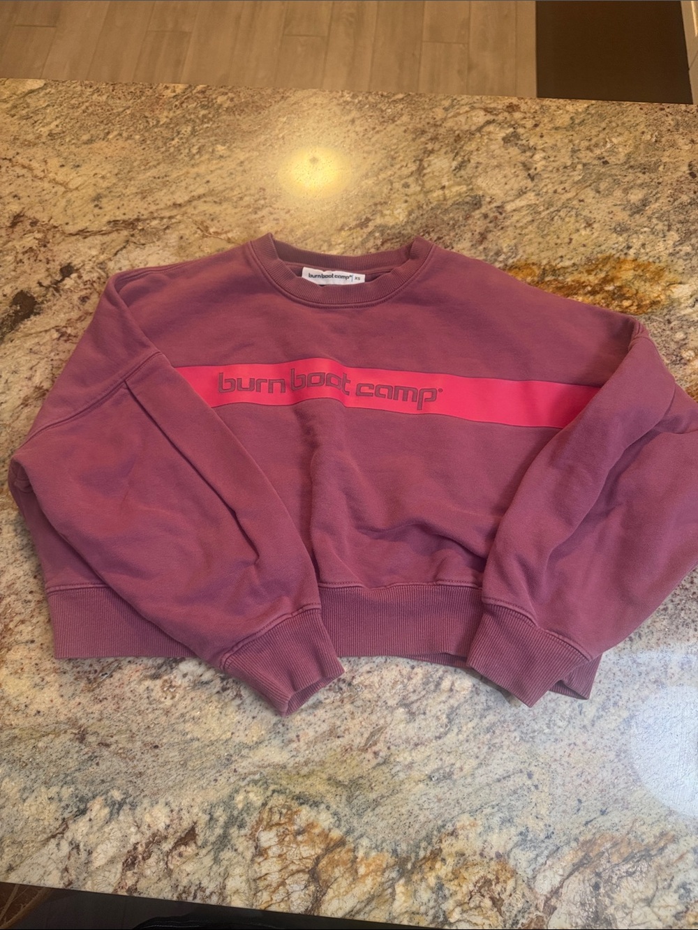 burn boot camp™ Women's Mauve Pink Crewneck Sweatshirt